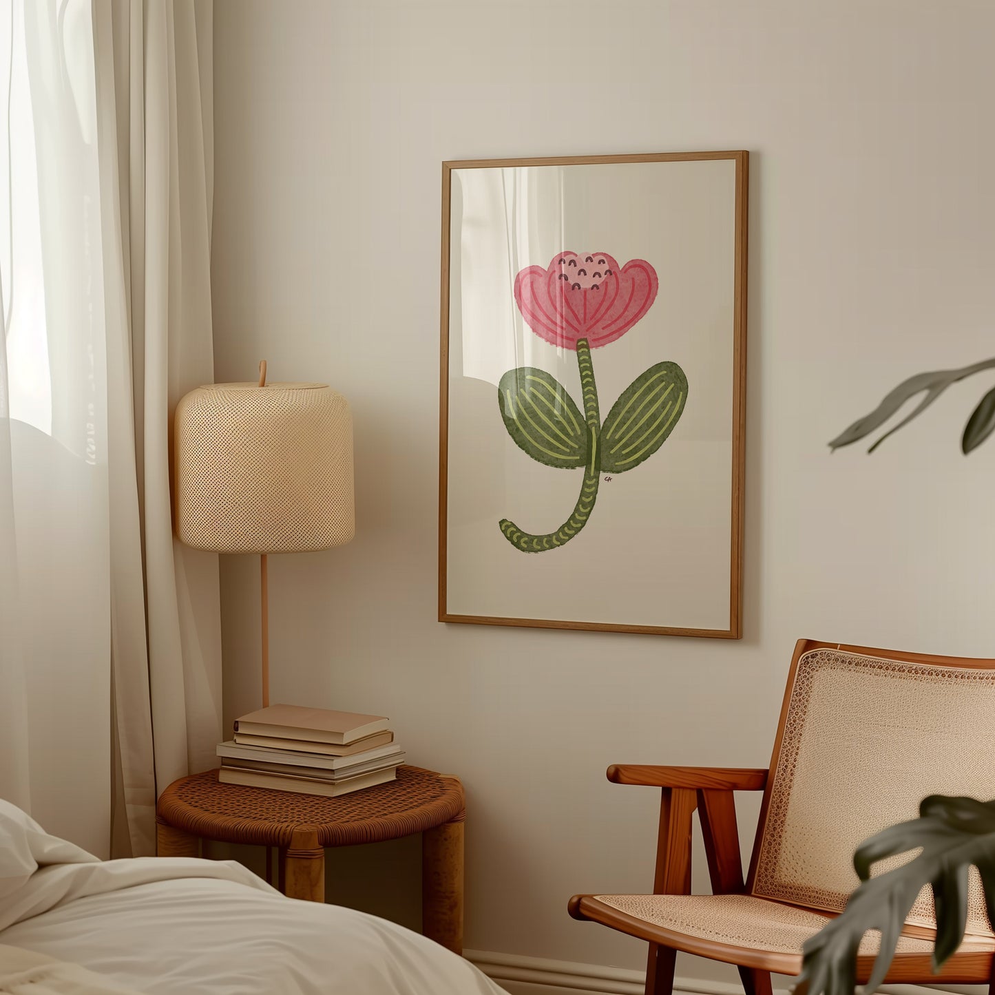 Cute flower | Plakat med en stor blomst