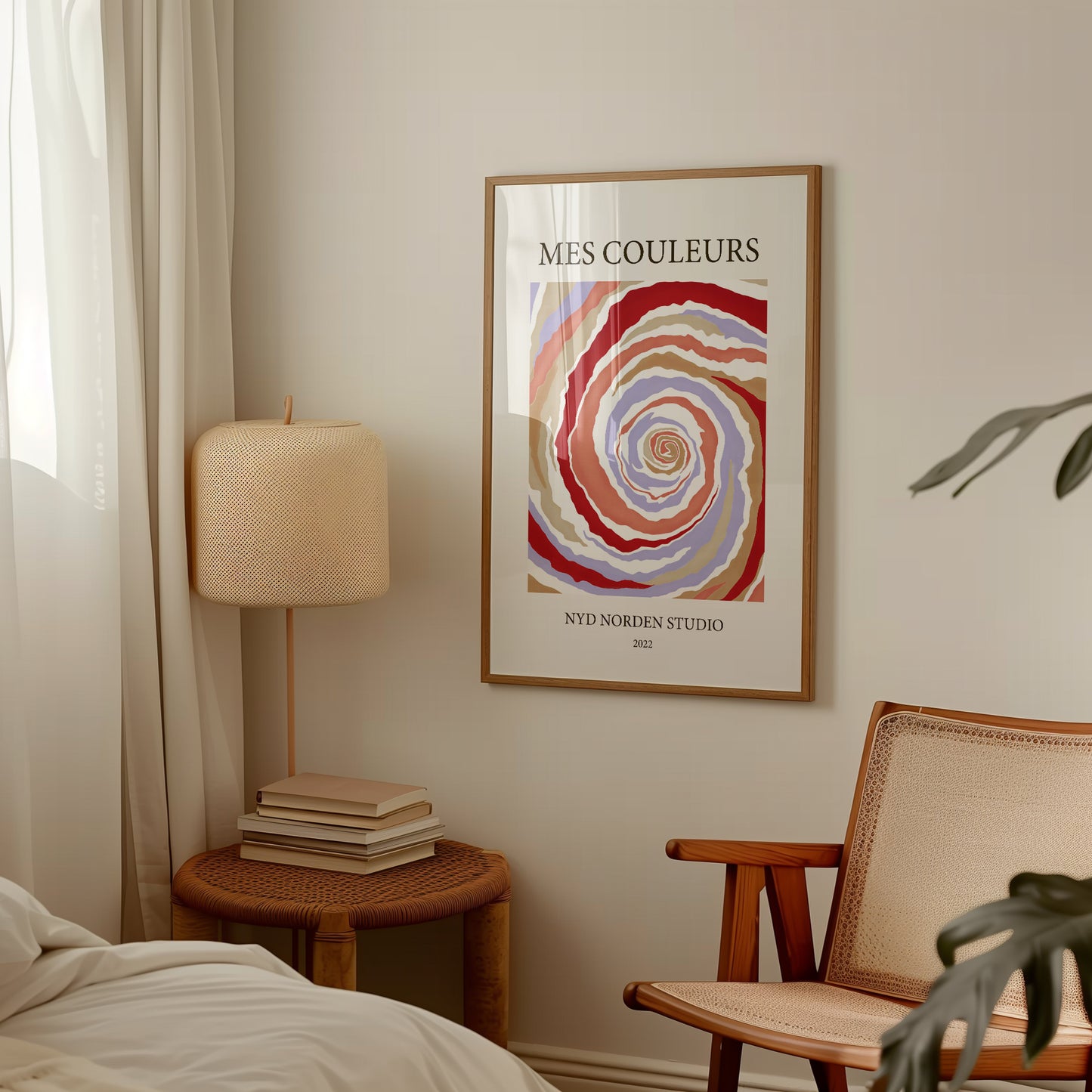 Mes Couleurs | Plakat med mønster | Flere farver