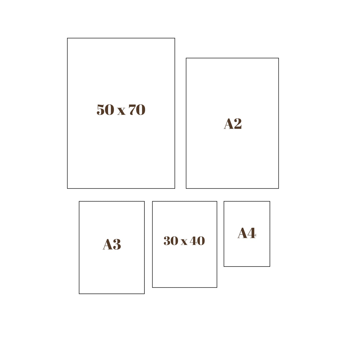 Espresso | Plakat med kaffe | Flere farver