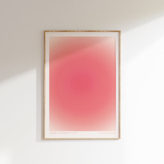 Aurora Gradient Glow | Plakat med gradient