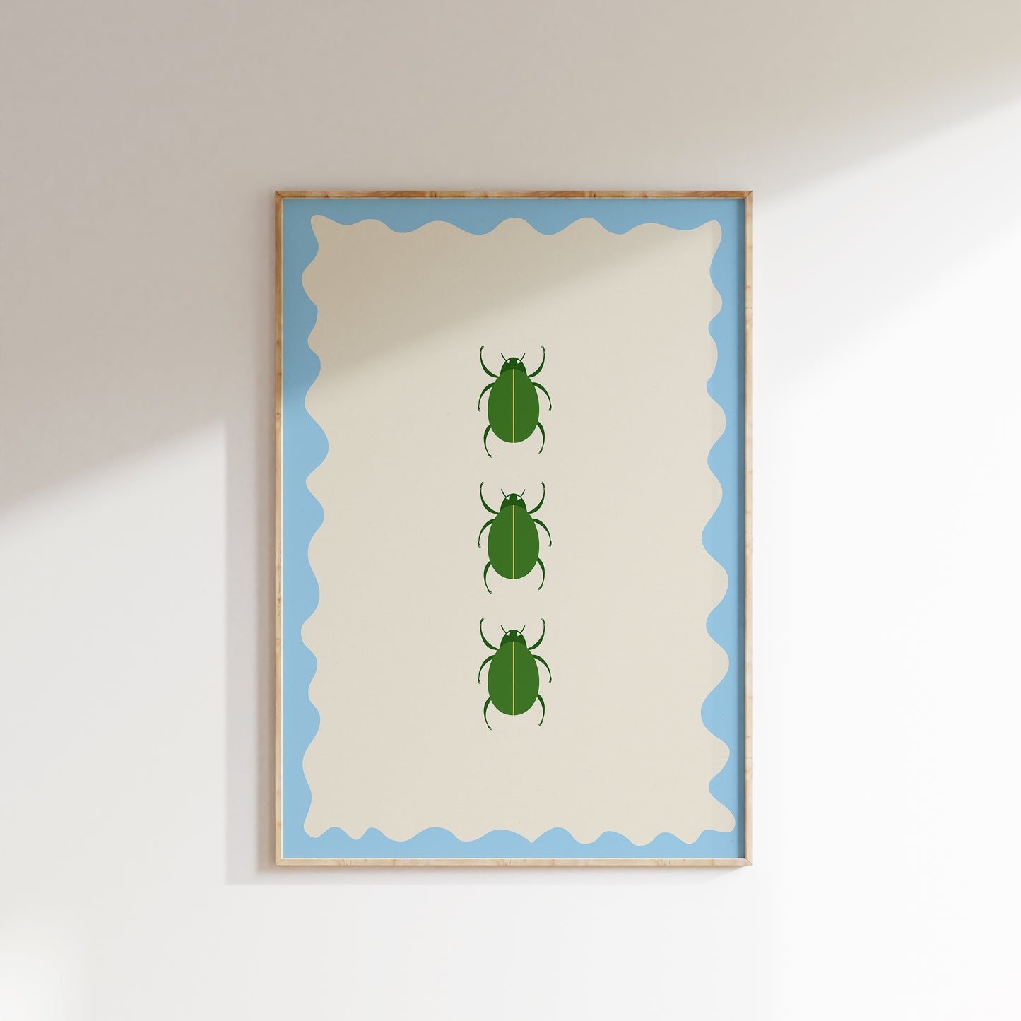 Grønne biller | Plakat med grønne biller