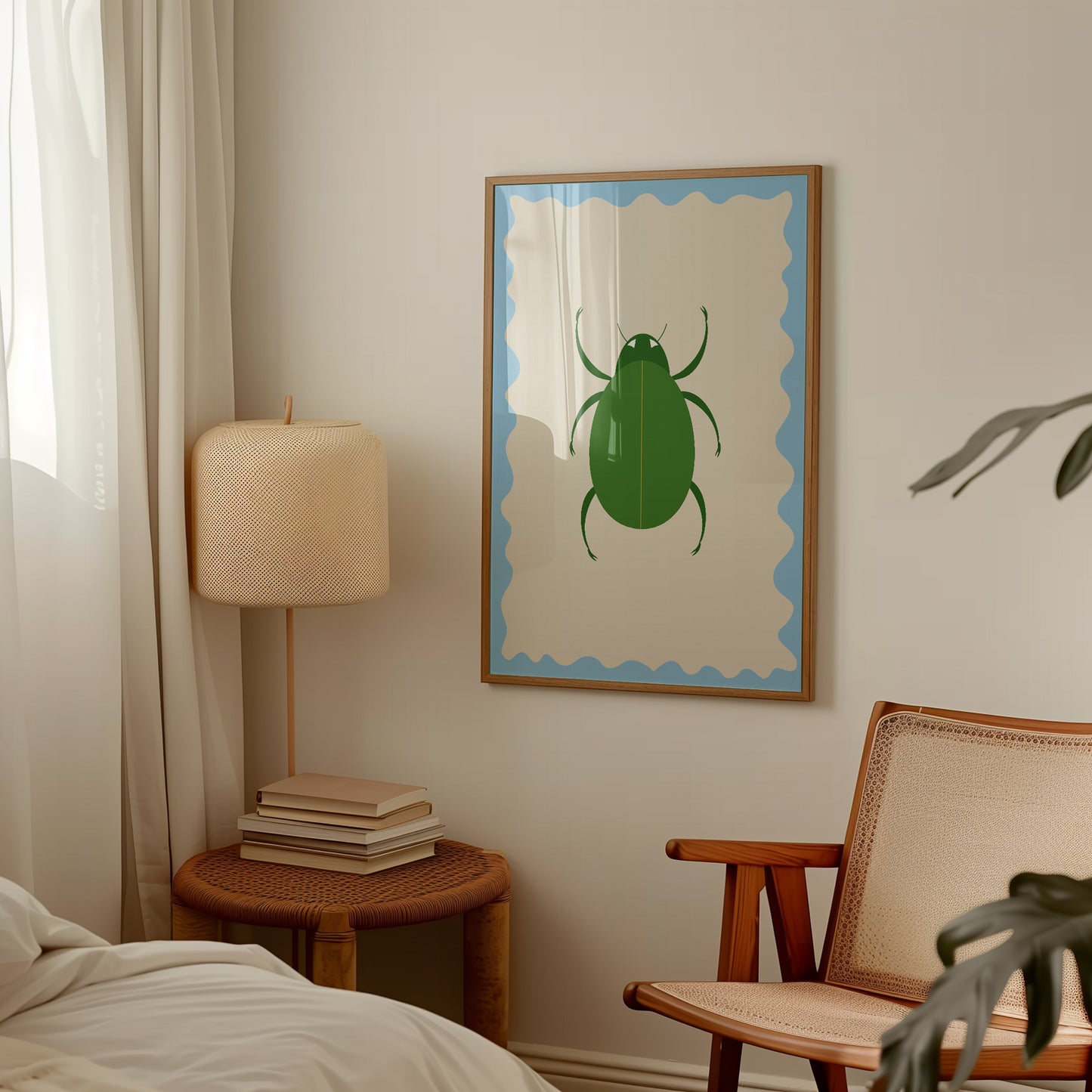 Grønne biller | Plakat med grønne biller