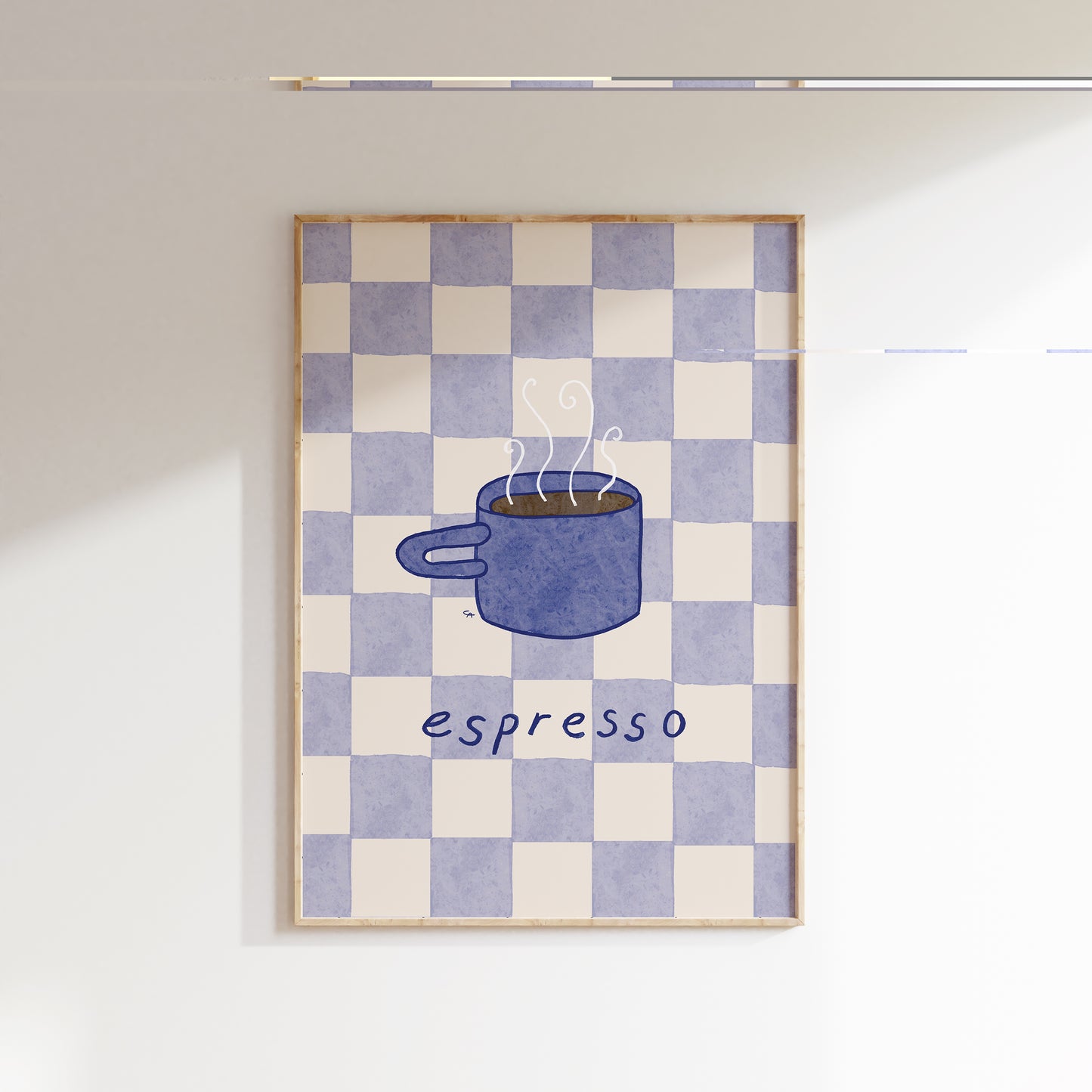 Espresso | Plakat med kaffe | Flere farver