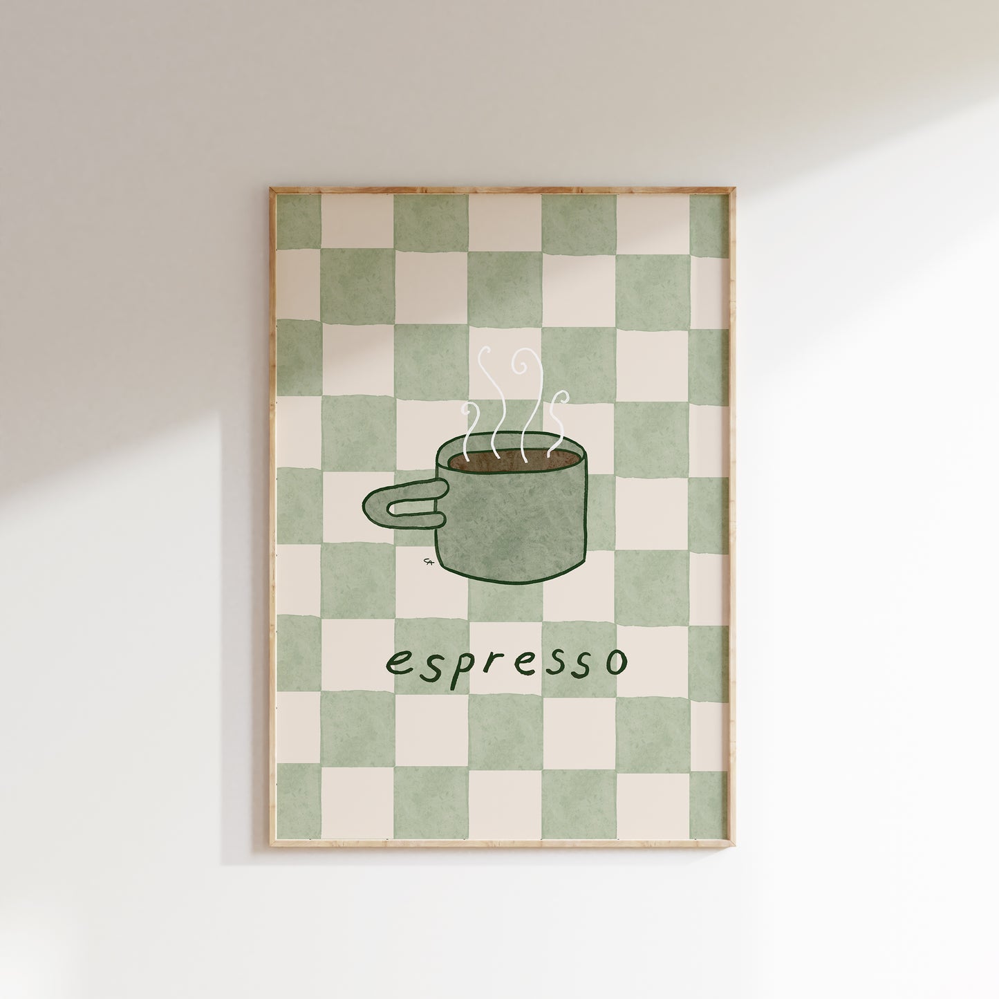 Espresso | Plakat med kaffe | Flere farver