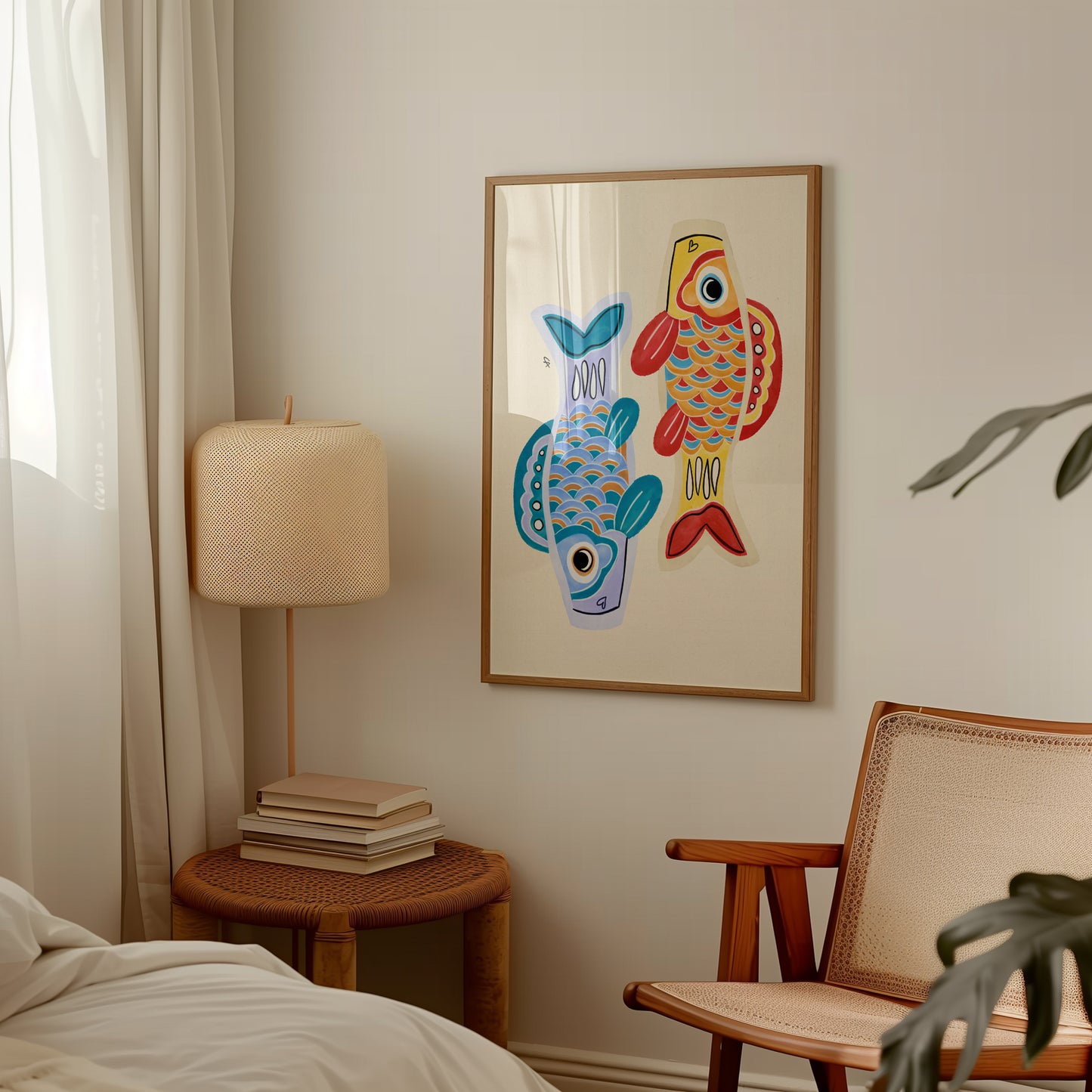 Colorful Koi | Plakat med farverige fisk