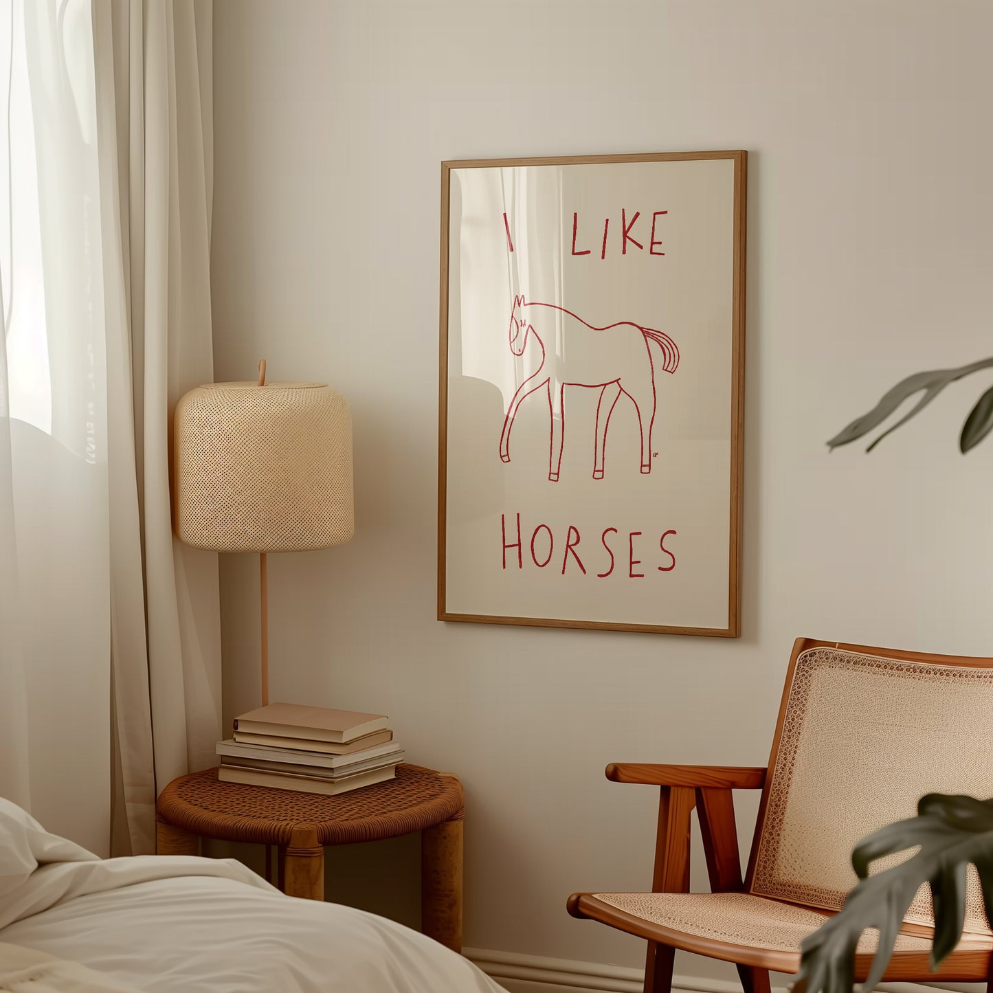 I Like Horses | Plakat med hest