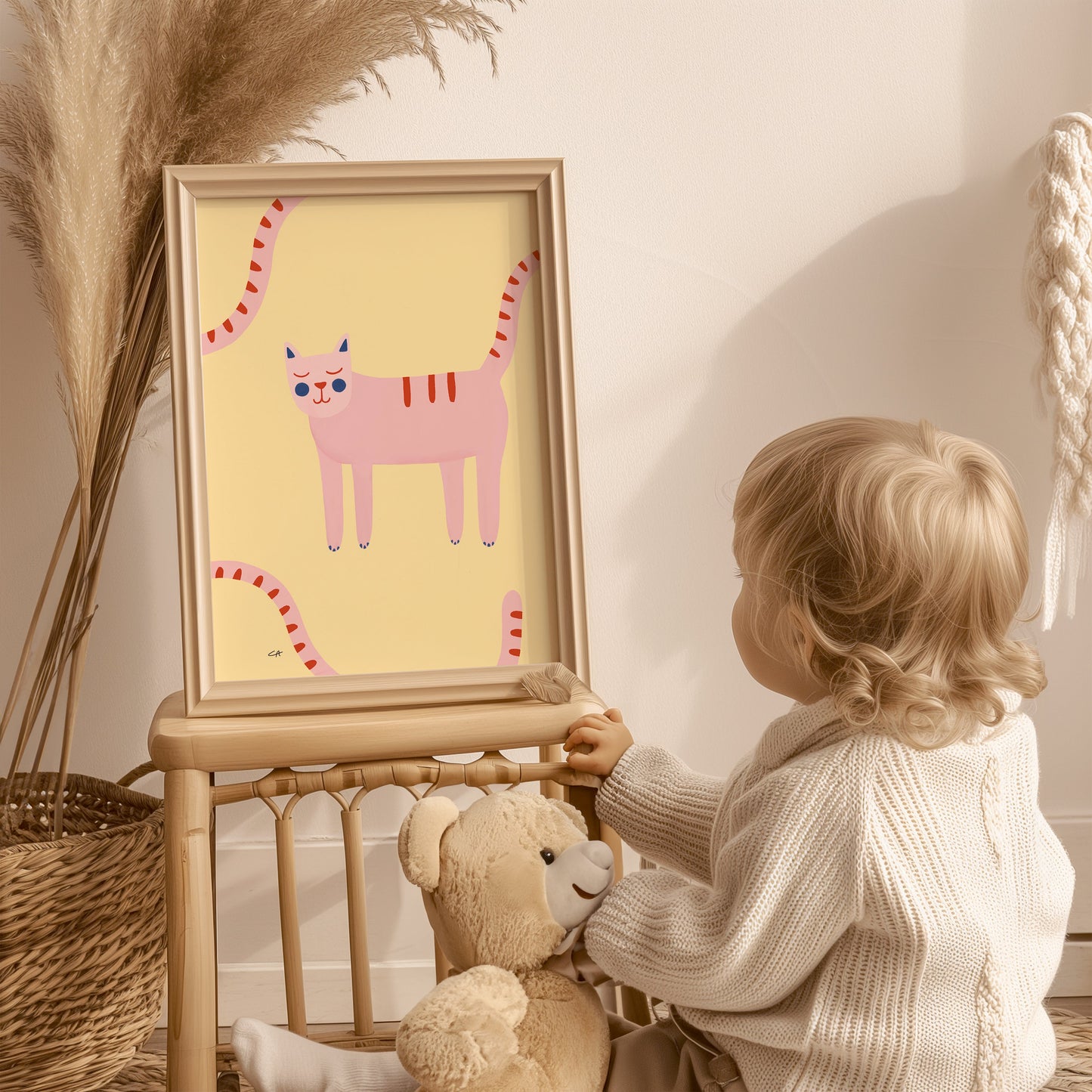 Katte med lange haler | Plakat