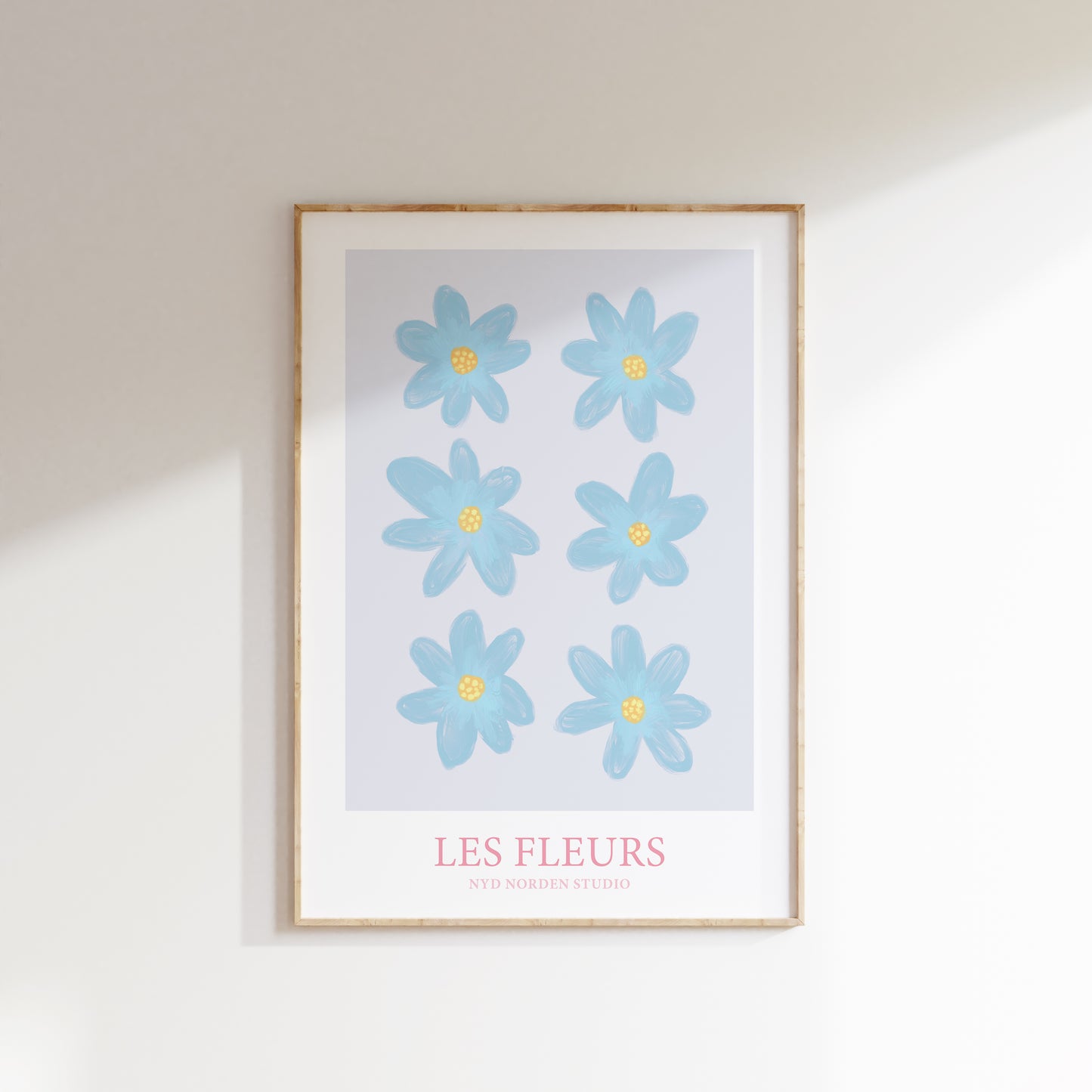 Les Fleurs | Plakat med blomster | Flere farver