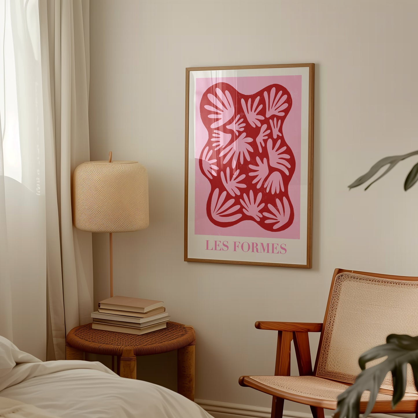 Les Formes | Plakat med fine former | Flere farver