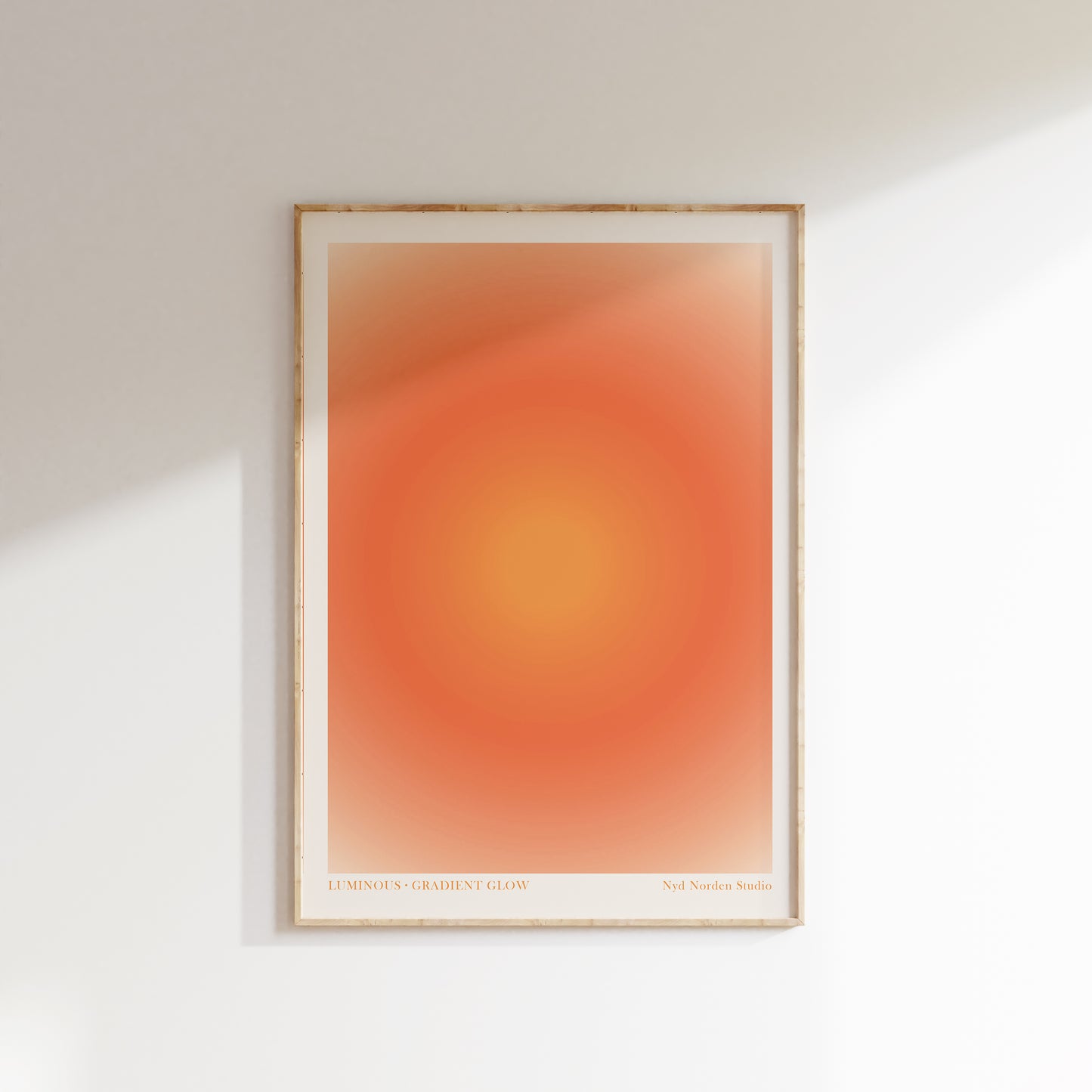 Luminous Gradient Glow | Plakat med gradient