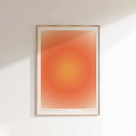 Luminous Gradient Glow | Plakat med gradient