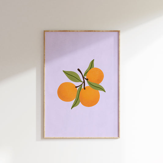 Oranges | Plakat med appelsiner | Flere farver