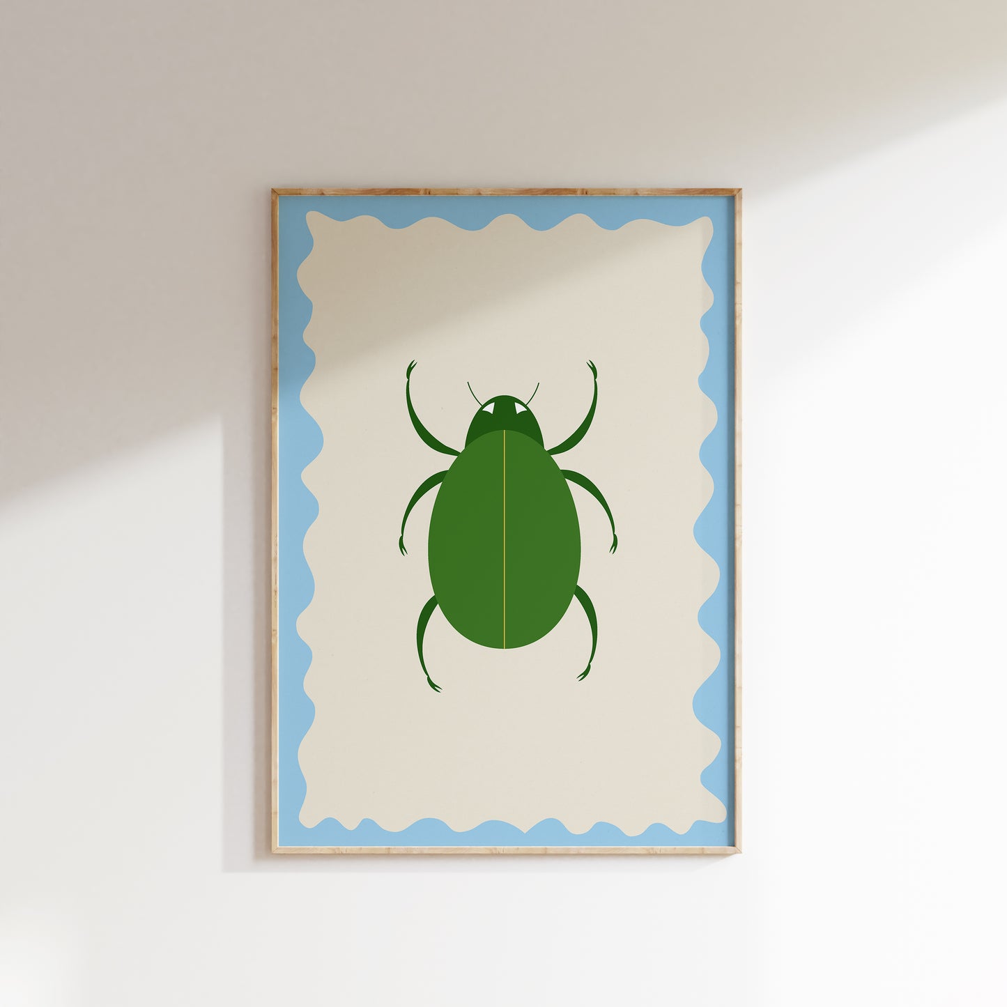 Grønne biller | Plakat med grønne biller